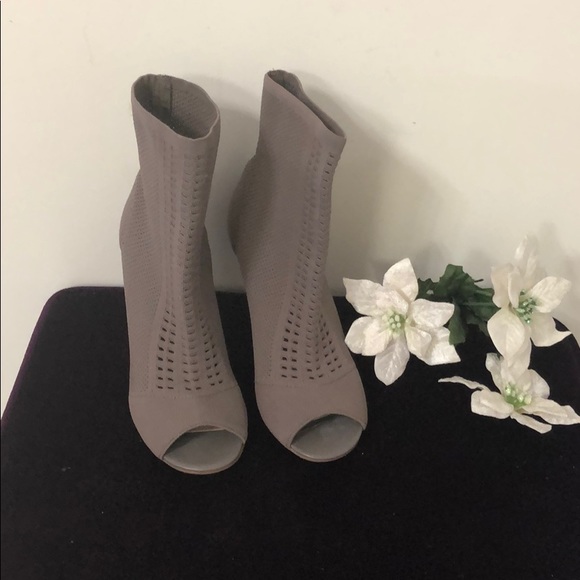 Charles David Shoes - Charles David open toe sock shoe bootie